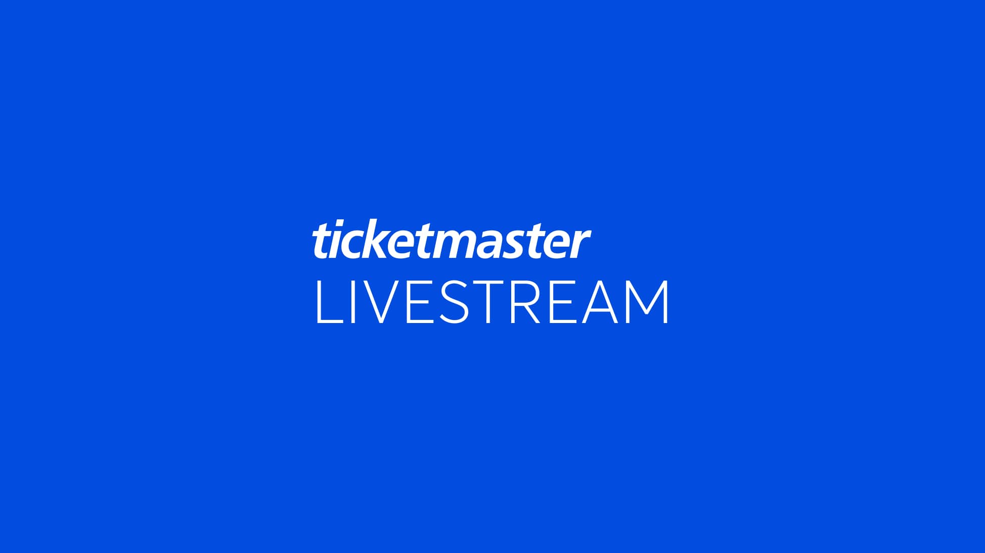 ticketmaster livestream logo