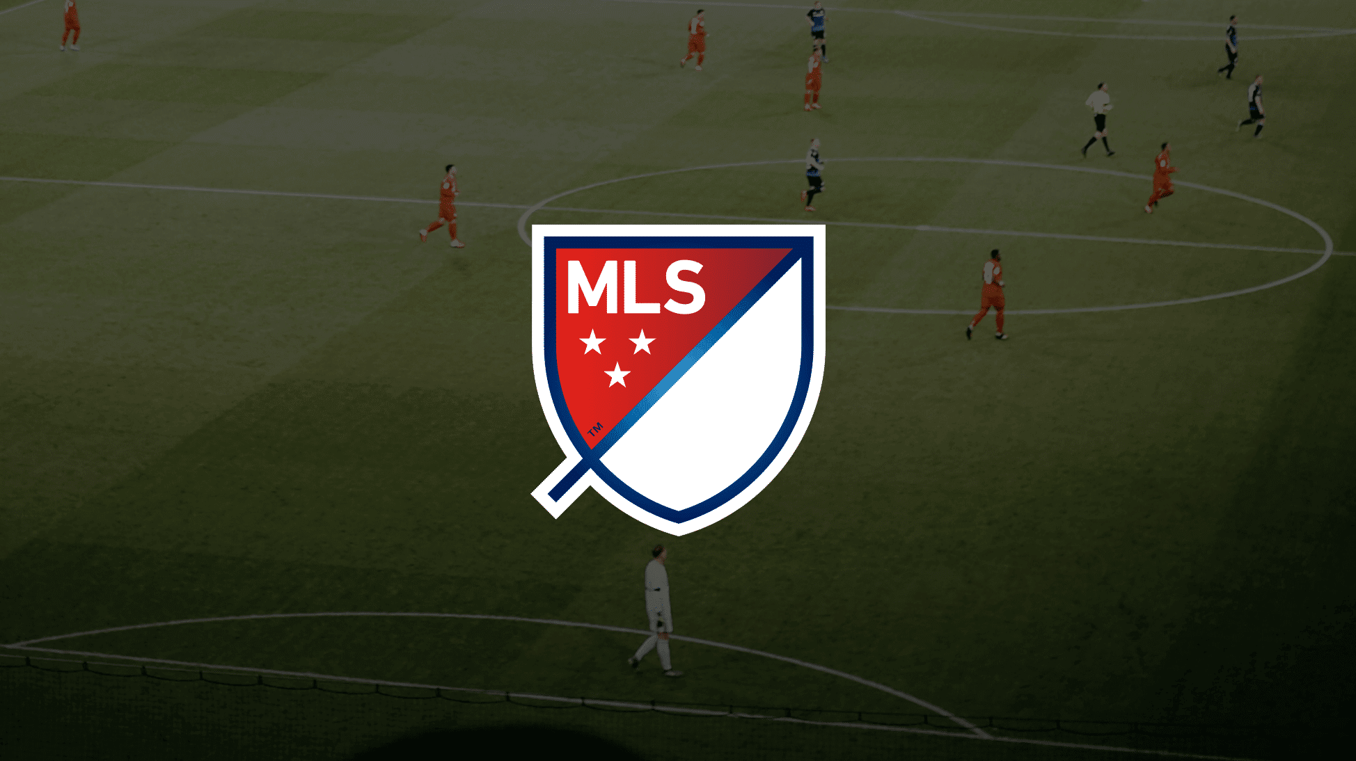 mls logo over soccer field