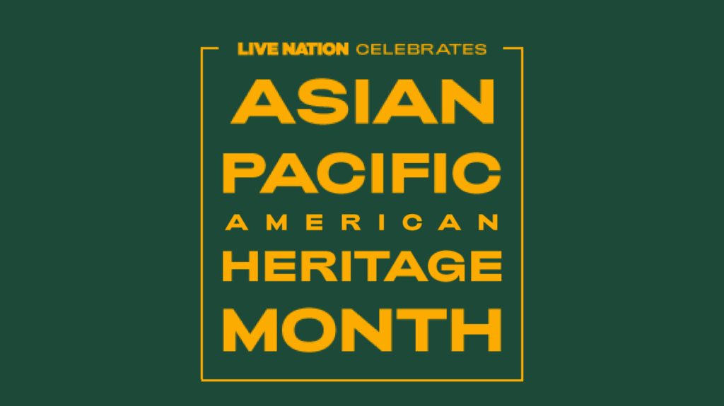 asian pacific America heritage month logo with live nation