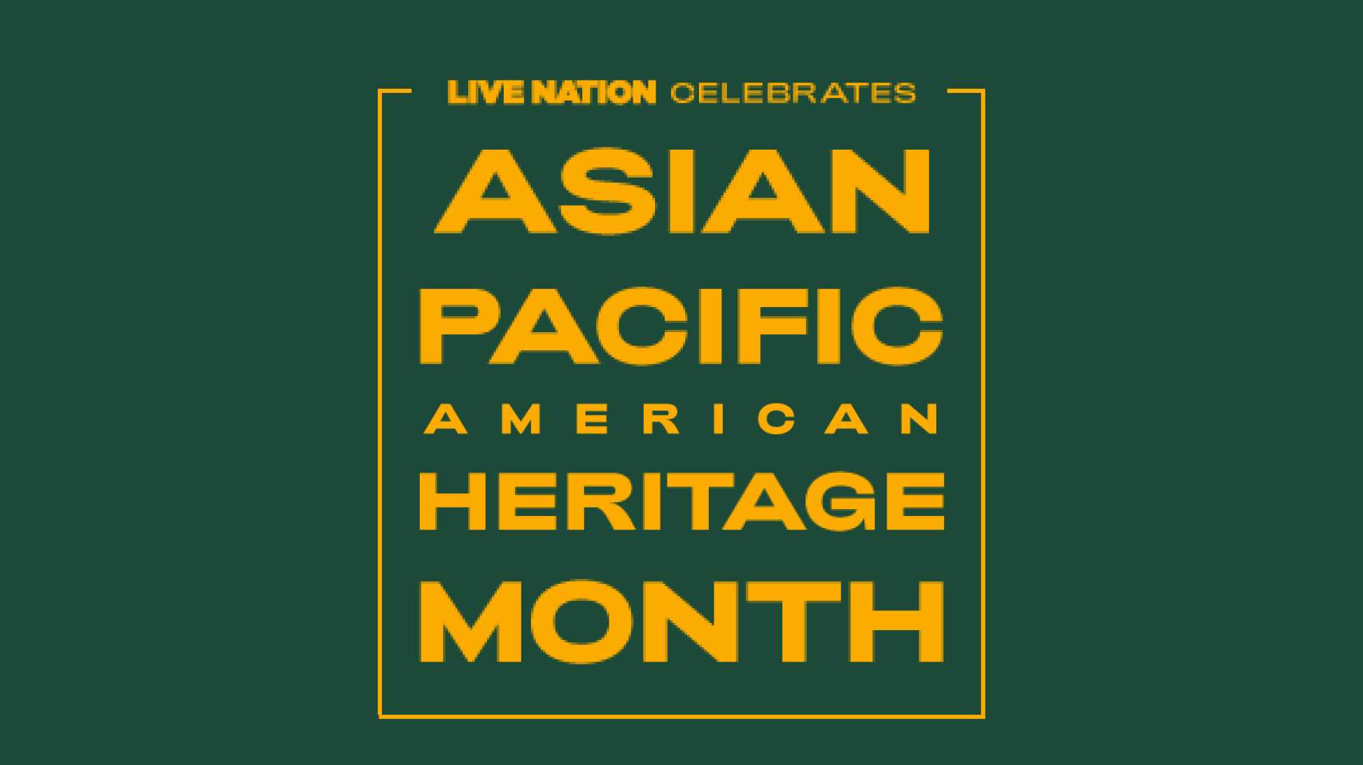 asian pacific America heritage month logo with live nation