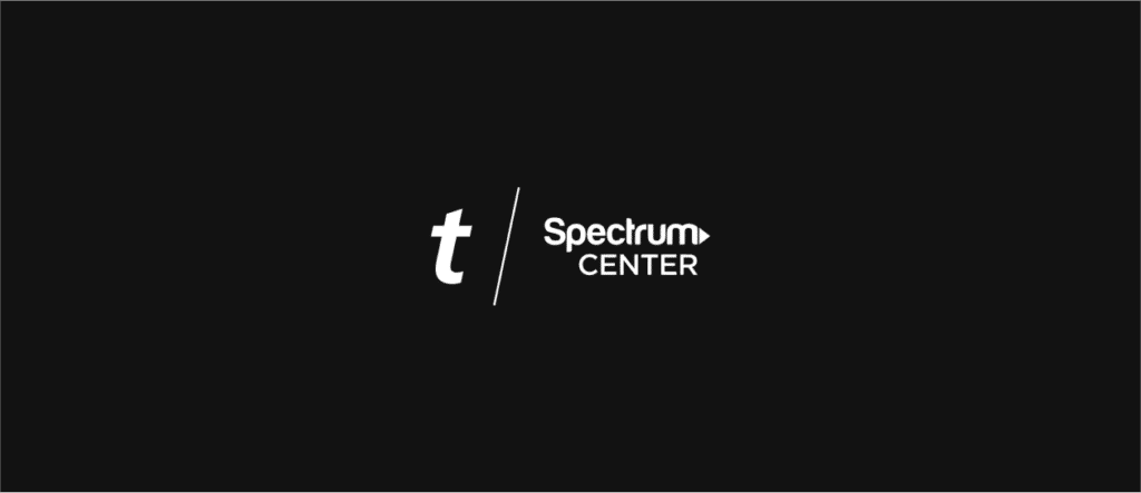 ticketmaster and spectrum center logo